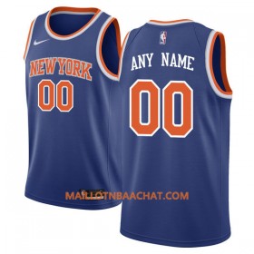 Maillot NBA New York Knicks Personnalisable Nike 2017-18 Bleu Swingman - Homme